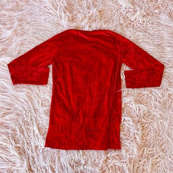 Red Velvet Tunic - Picture 4 of 4